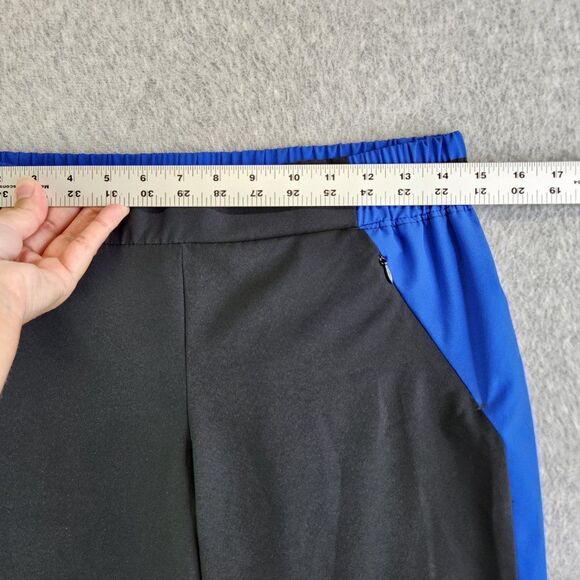 Fabletics Joggers Womens M Black Blue Windsor Zip Pockets Wicking Stretch Ankle - Picture 11 of 16